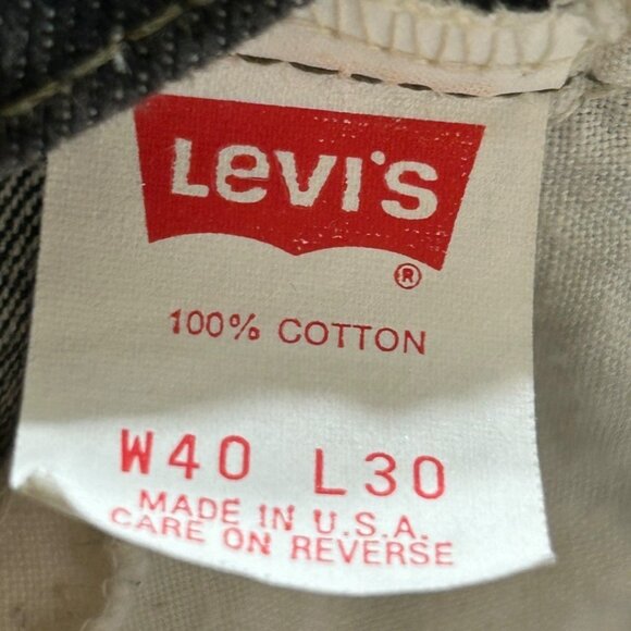Vintage orange tab 540 Levi’s black denim jeans- men’s size 40 x‎ 30 - Picture 5 of 5